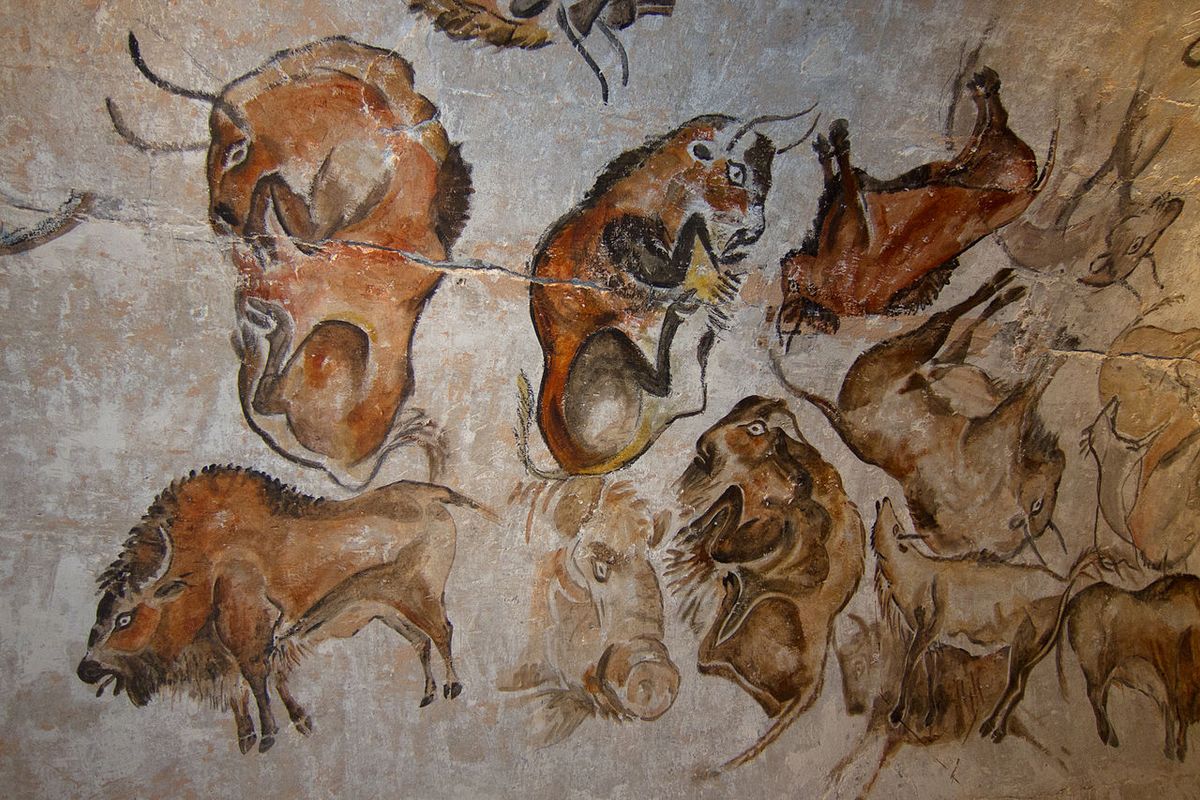 Bison depicted at the Altamira cave in northern Spain Thom Quine