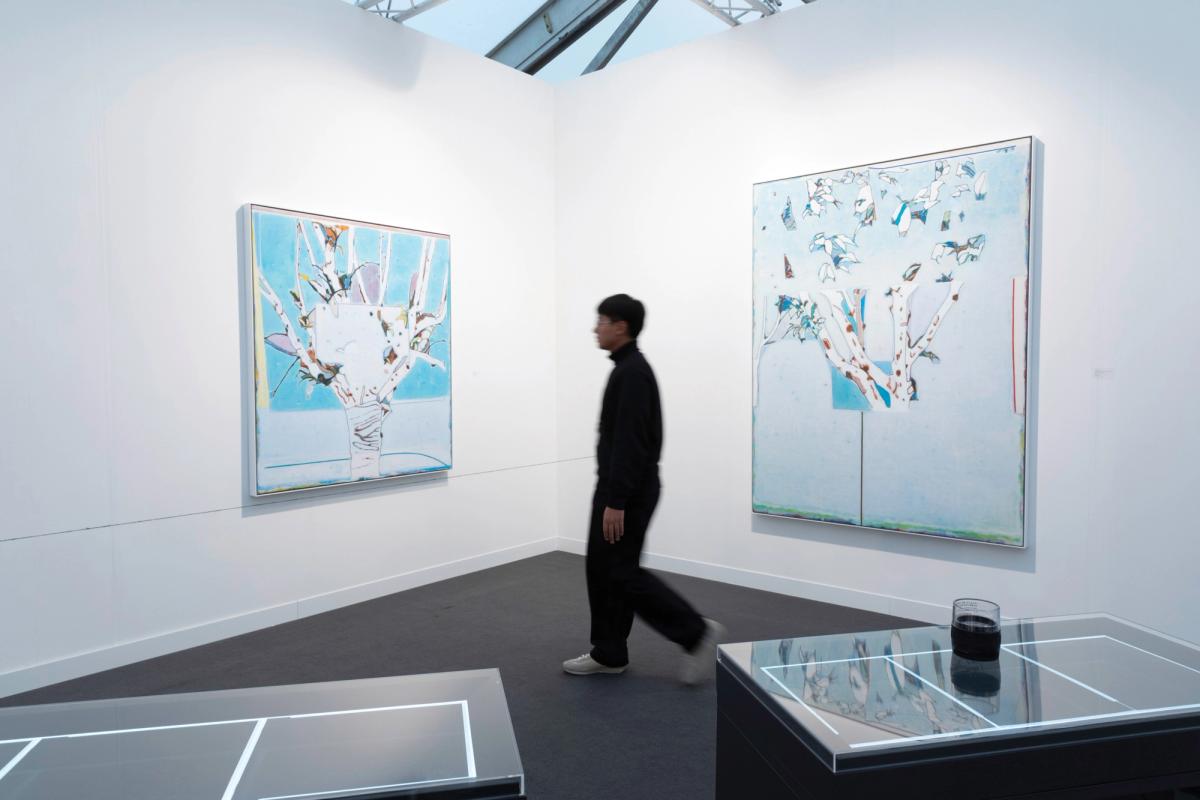 Magician Space, the only Beijing gallery at Frieze London this year, was showing the work of Yongxiang Tang © David Owens