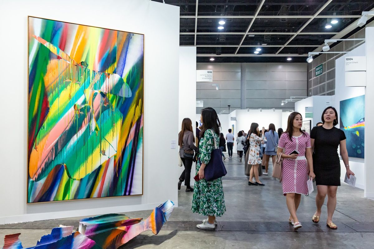 Galleries participating in Art Basel in Hong Kong this year are concerned that collectors will not show up as protests continue to grip the city © Art Basel
