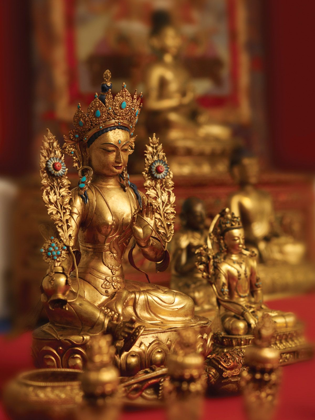 The National Museum of Asian Art has created an app that enables visitors to explore its Tibetan Buddhist Shrine Room Courtesy of the Freer Gallery of Art and Arthur M. Sackler Gallery
