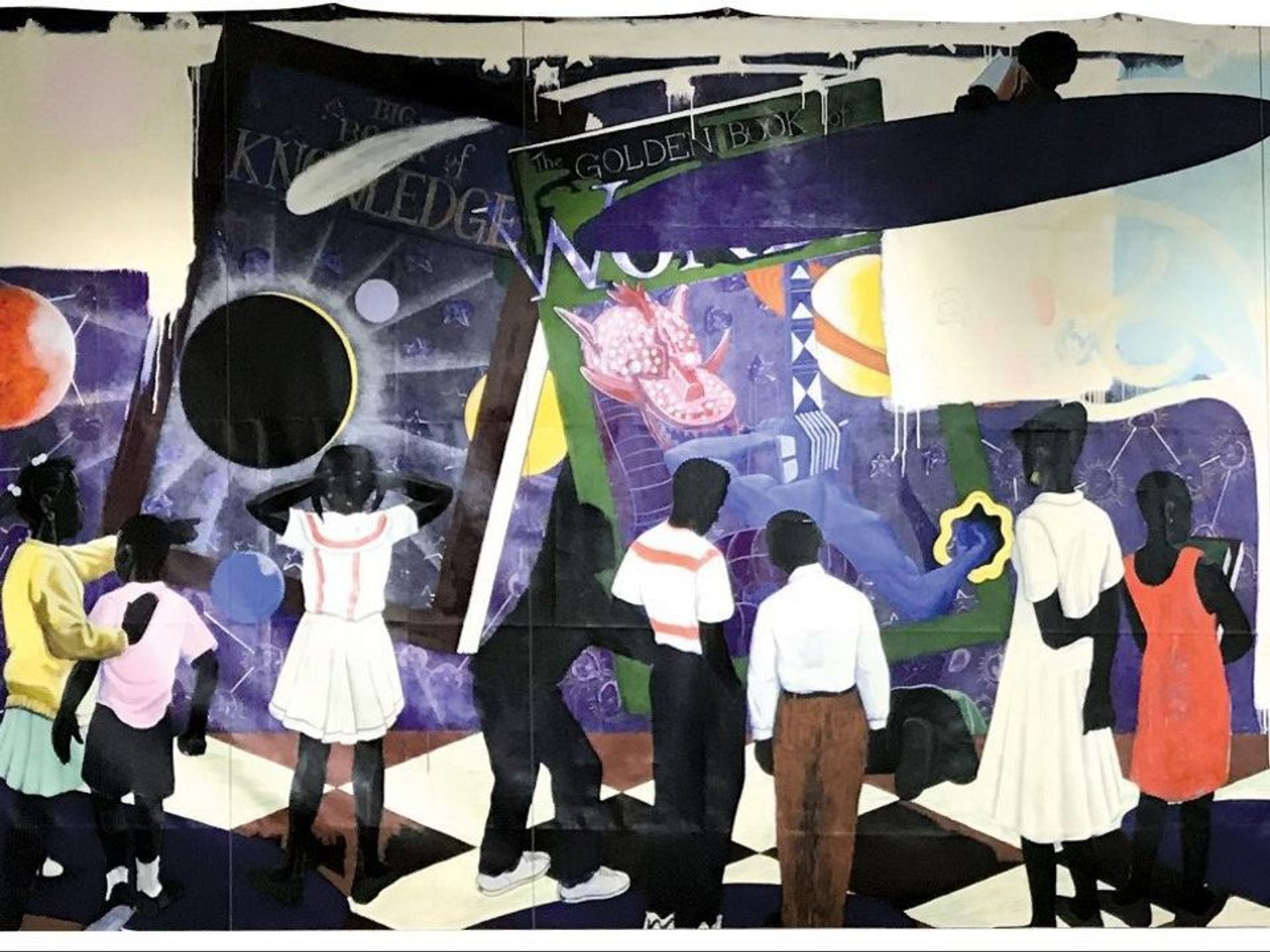Kerry James Marshall, Knowledge and Wonder (1995) City of Chicago