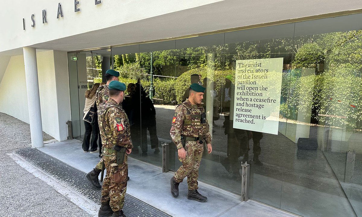 Artist refuses to open Israel pavilion show at Venice Biennale without a ceasefire Artist refuses to open Israel pavilion show at Venice Biennale without a ceasefire