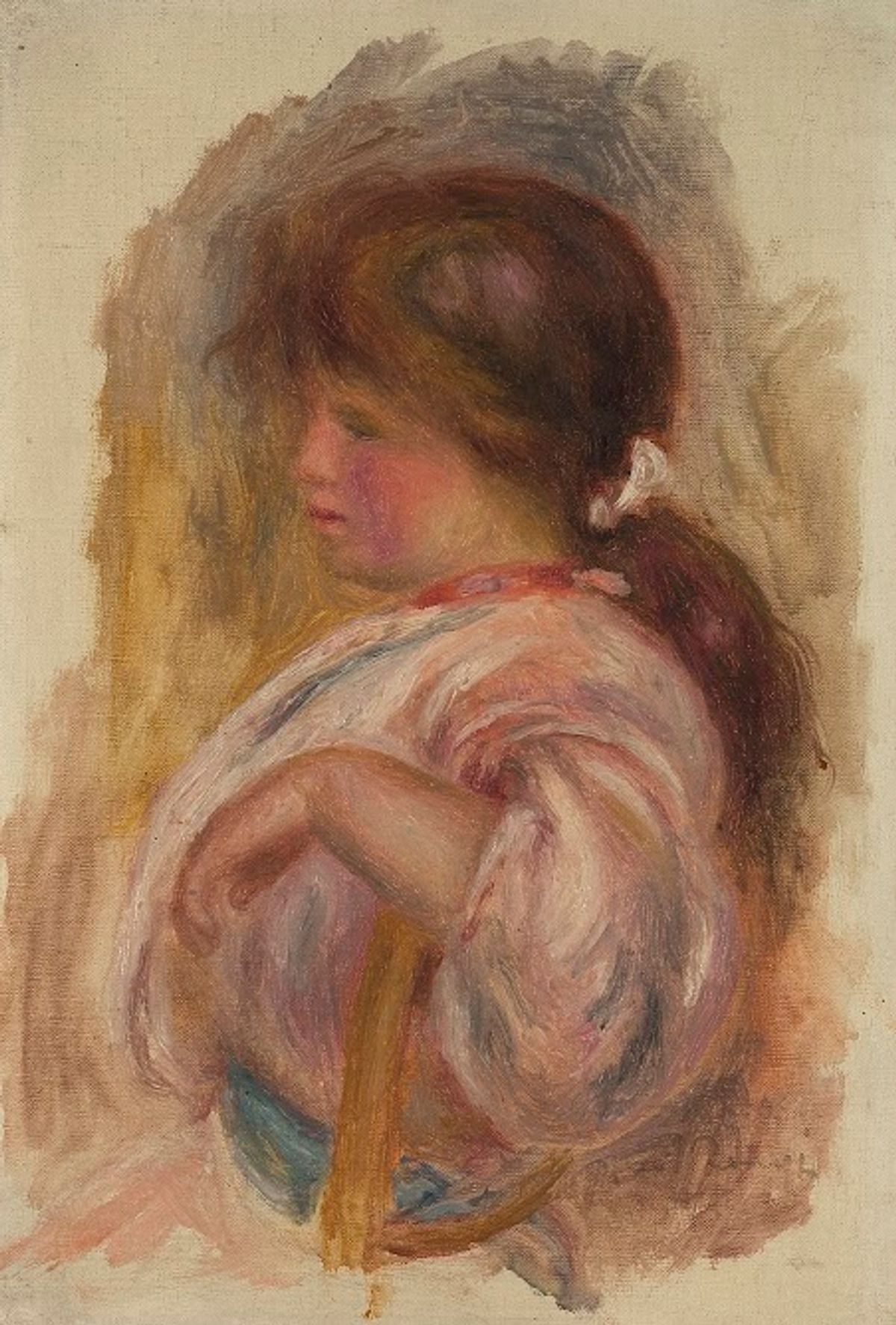 Little is known about the identity of the child sitter, though experts believe they are not a "pure figment of Renoir's imagination" 