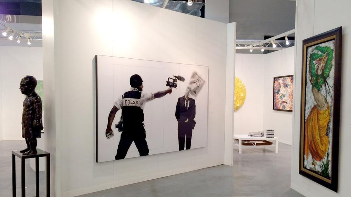 Opera Gallery’s booth at Contemporary Istanbul 2014 Courtesy Opera Gallery