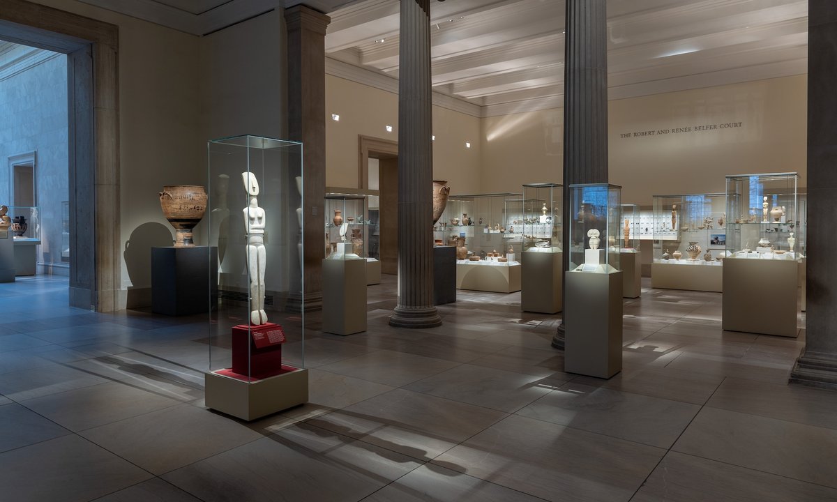 Billionaire’s collection of Cycladic treasures, on loan from Greece, goes on view at Metropolitan Museum