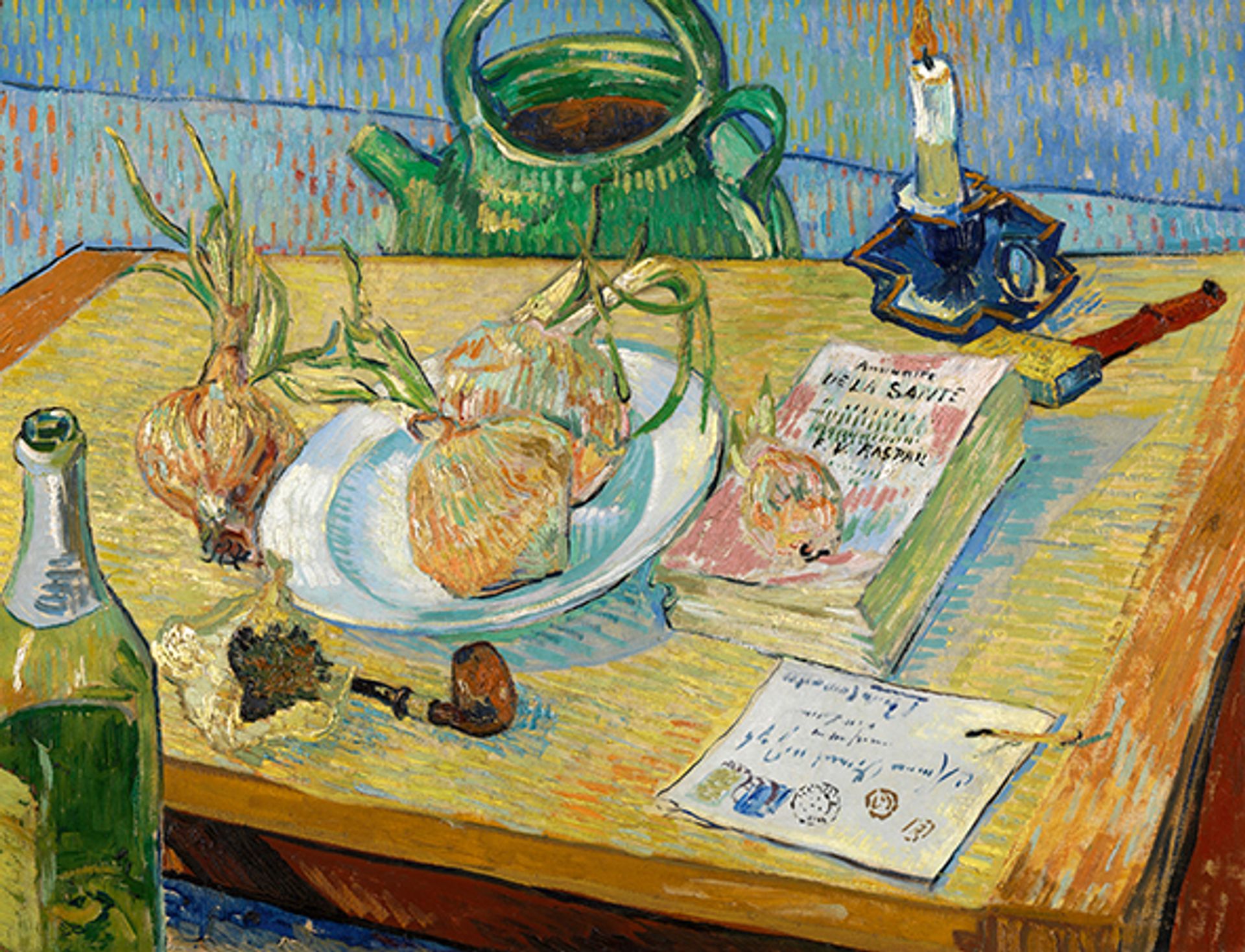 Van Gogh’s Still life with a Plate of Onions (January 1889) Credit: Kröller-Müller Museum, Otterlo