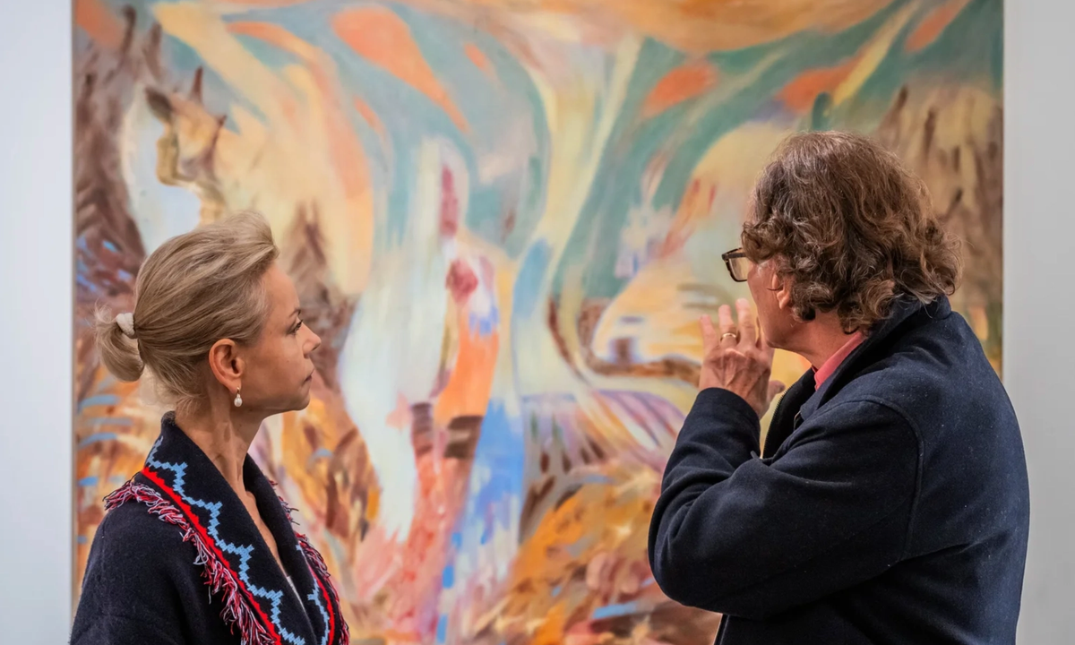 Image accompanying source report: £8bn but falling behind: UK art market grew just 17% since 2009 as US surged 114%
