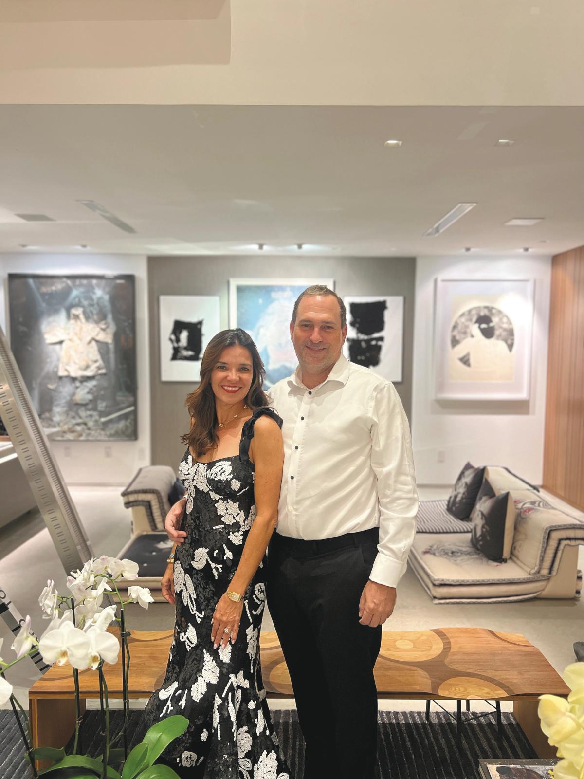 Daphna and Ariel Bentata’s collection is tilted towards younger contemporary artists such as Christina Quarles and Gio Swaby
Courtesy of Daphna and Ariel Bentata