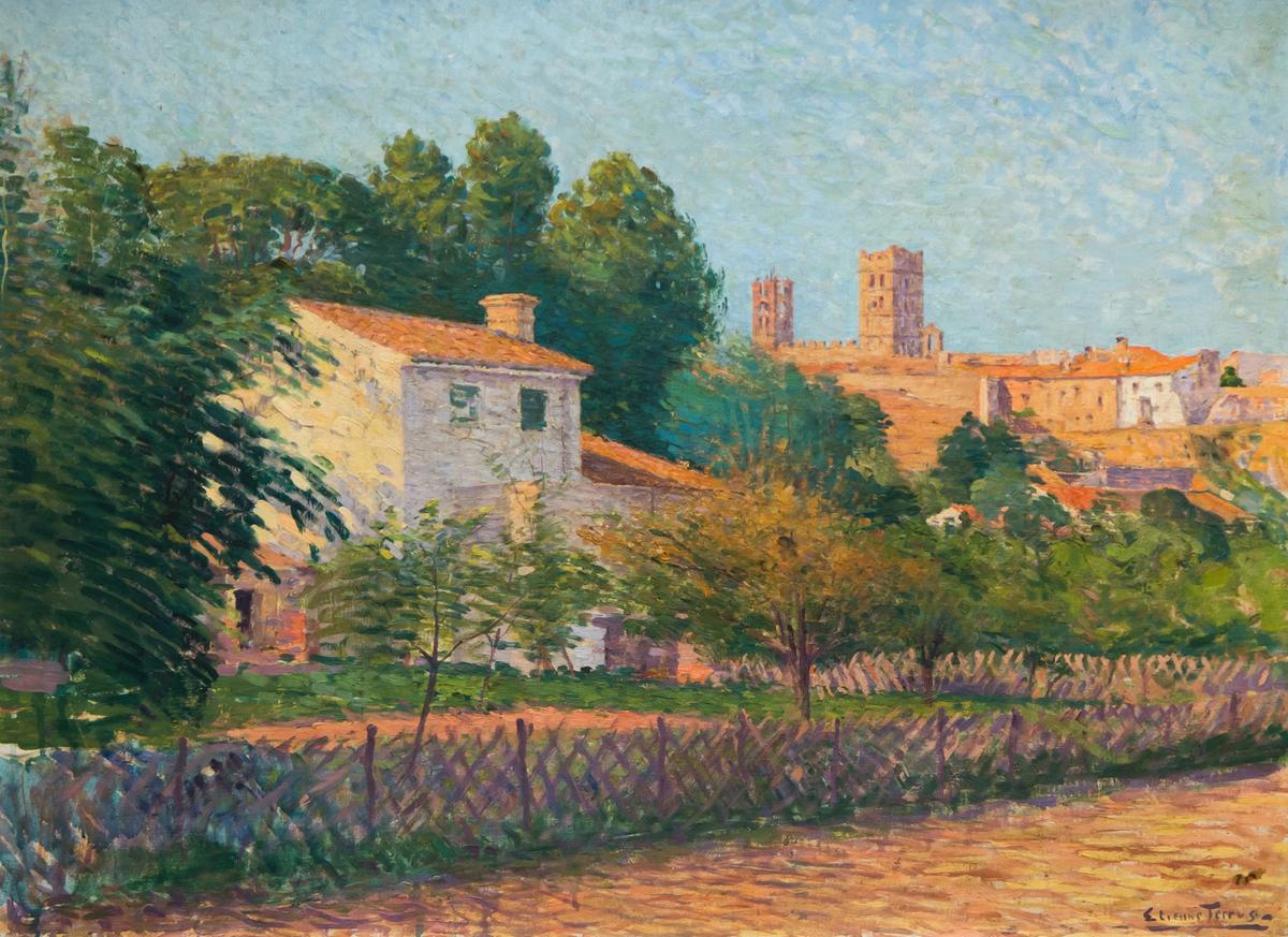 The southern ramparts of the town of Elne (1890) by Étienne Terrus, one of the works still on display at the museum dedicated to the painter in his hometown Mairie d’Elne