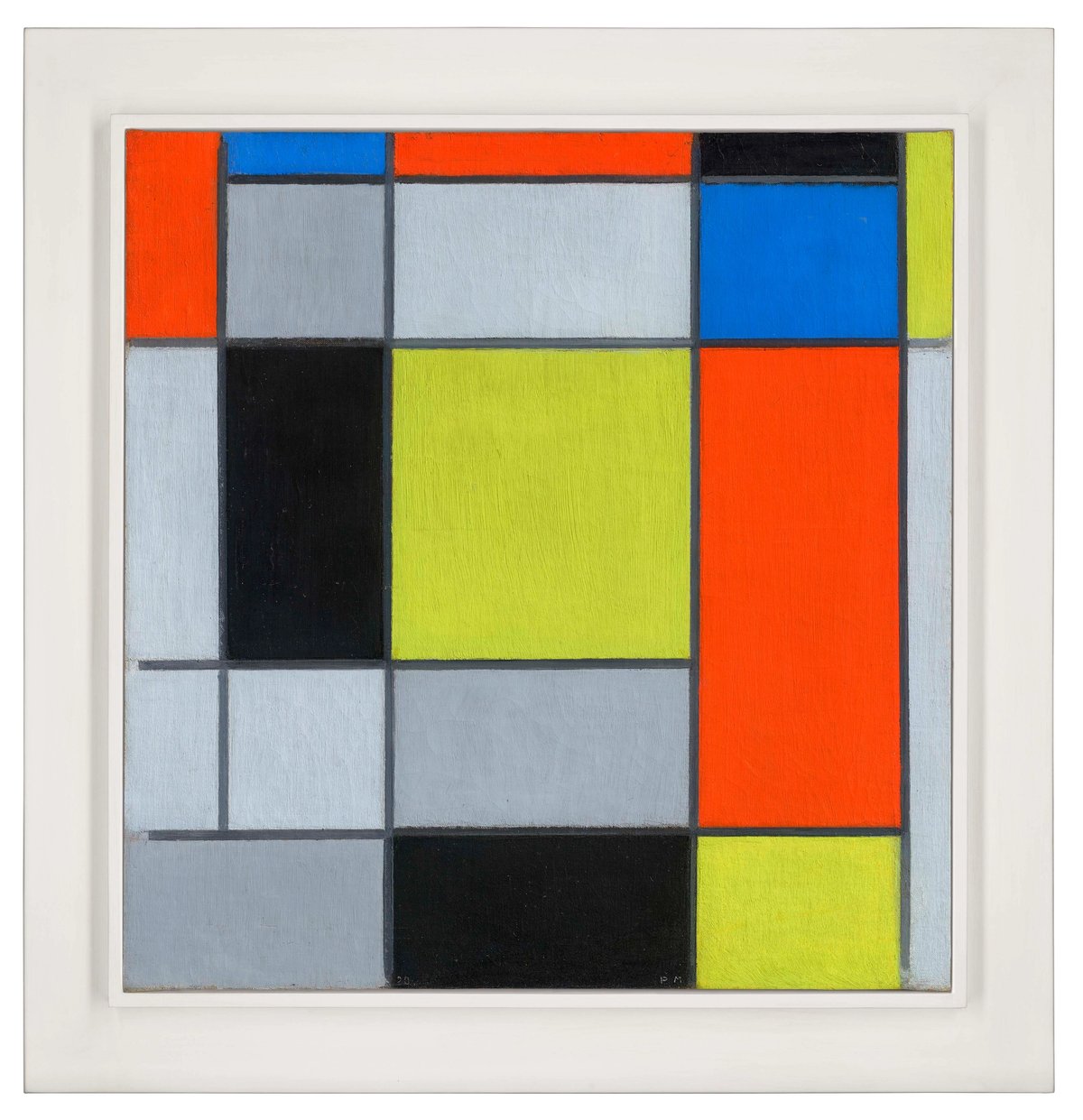 Piet Mondrian, Composition III (1920) Courtesy of Christie’s
