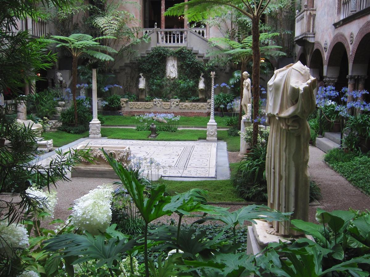 The courtyard at at the Isabella Stewart Gardner Museum in Boston Photo: Nic McPhee