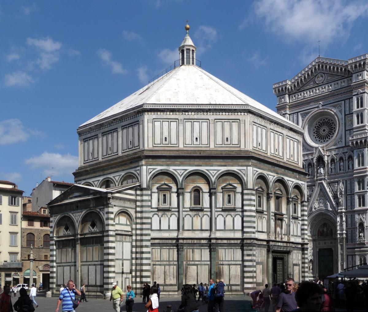 The Baptistery of St John in Florence, Italy