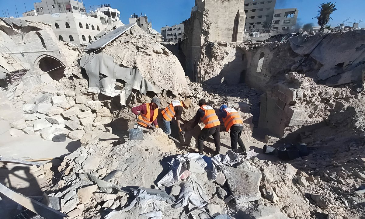 Amid desolation in Gaza, heritage experts are pushing a huge reconstruction effort