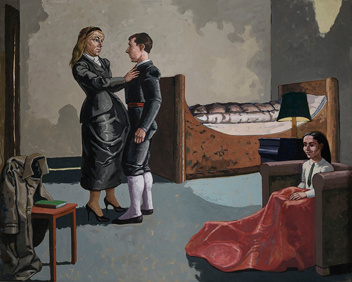 Paula Rego's The Bullfighter's Godmother (1990–91), on view at Offer Waterman’s stand
Courtesy Offer Waterman