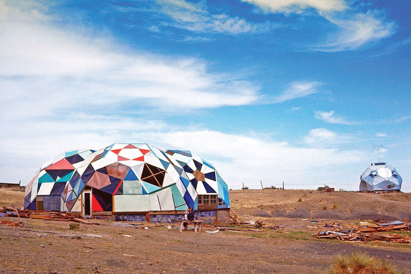 Established in 1965 in southern Colorado, Drop City was as one of the first countercultural artists’ communities in the US © Clark Richert