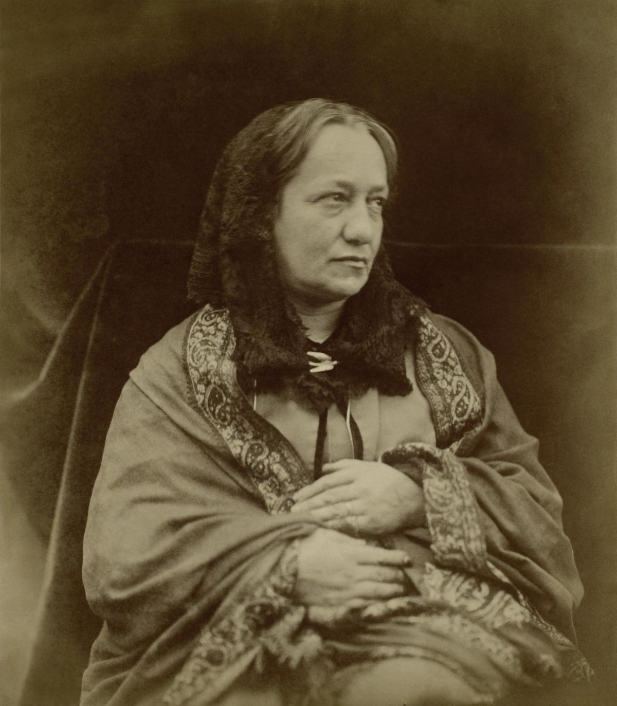 Julia Margaret Cameron, photographed by her son, Henry Herschel Hay Cameron, around 1870 Photo: © Victoria and Albert Museum
