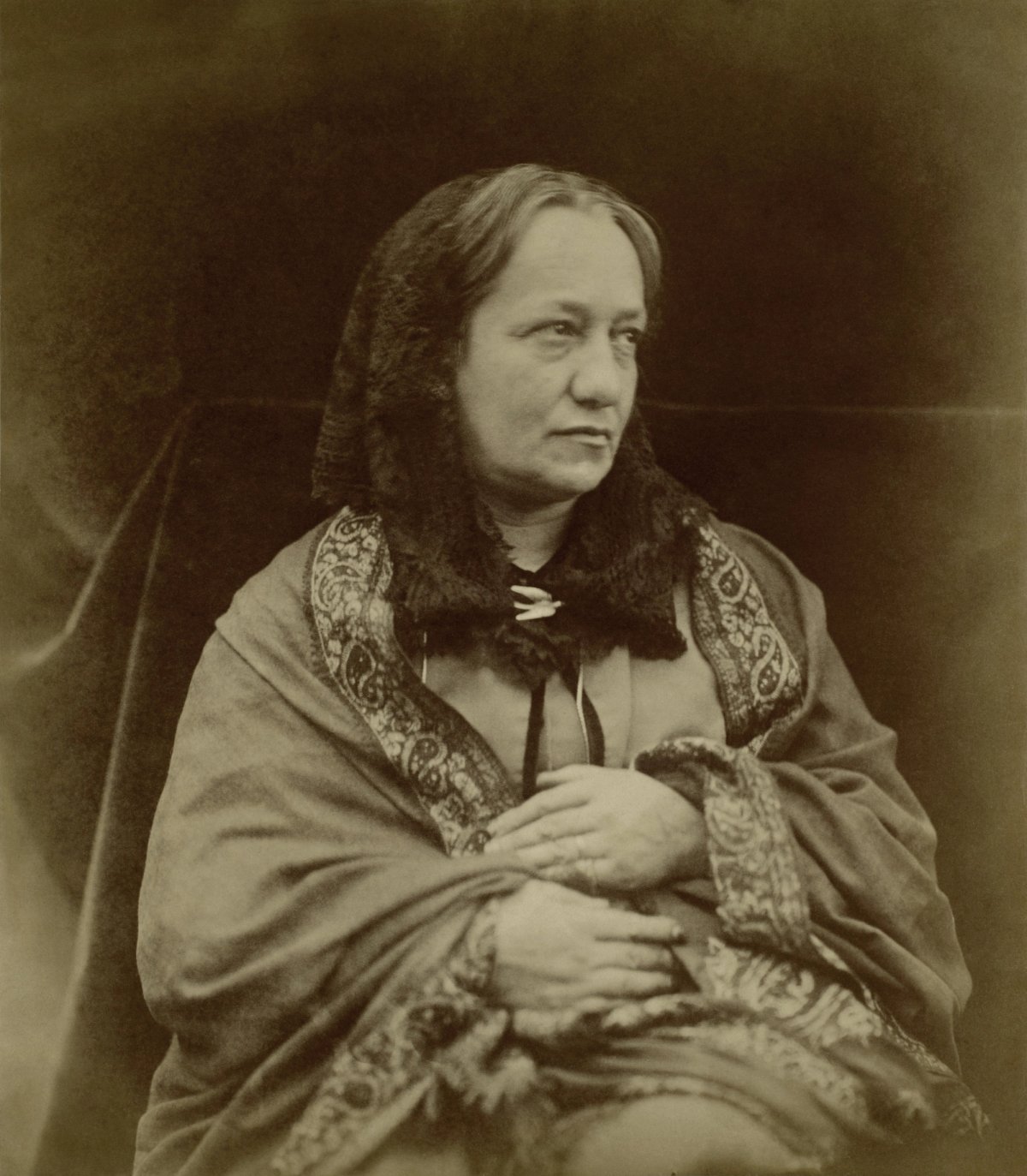 Julia Margaret Cameron, photographed by her son, Henry Herschel Hay Cameron, around 1870 Photo: © Victoria and Albert Museum
