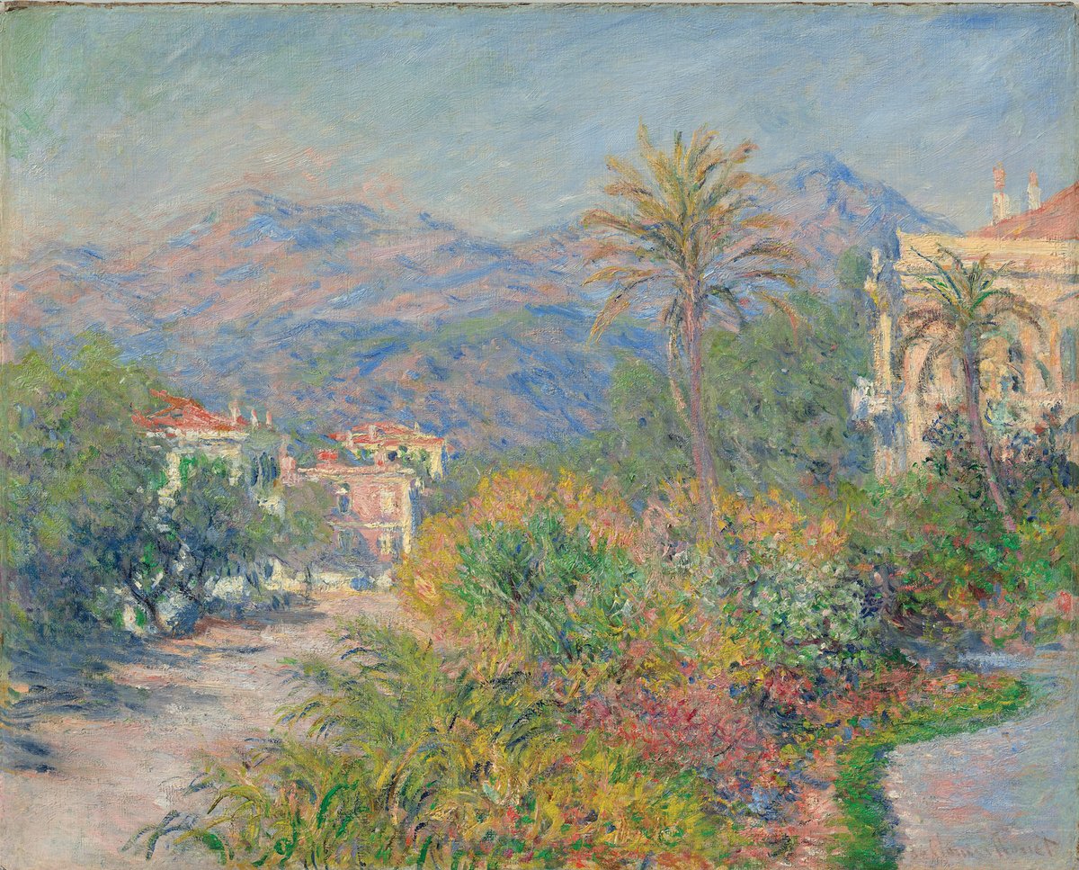 Claude Monet’s Strada Romana à Bordighera was painted in 1884 in the Italian town near the French border © Musée d’Orsay, Dist. RMN-Grand Palais/Patrice Schmidt 
Hasso Plattner Collection