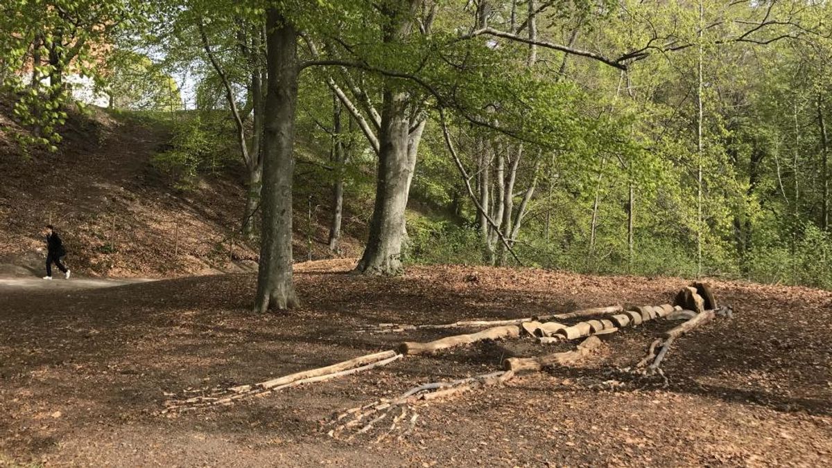 Ingela Ihrman's First Came the Landscape at the Eden Project in Cornwall. Courtesy of Eden Project