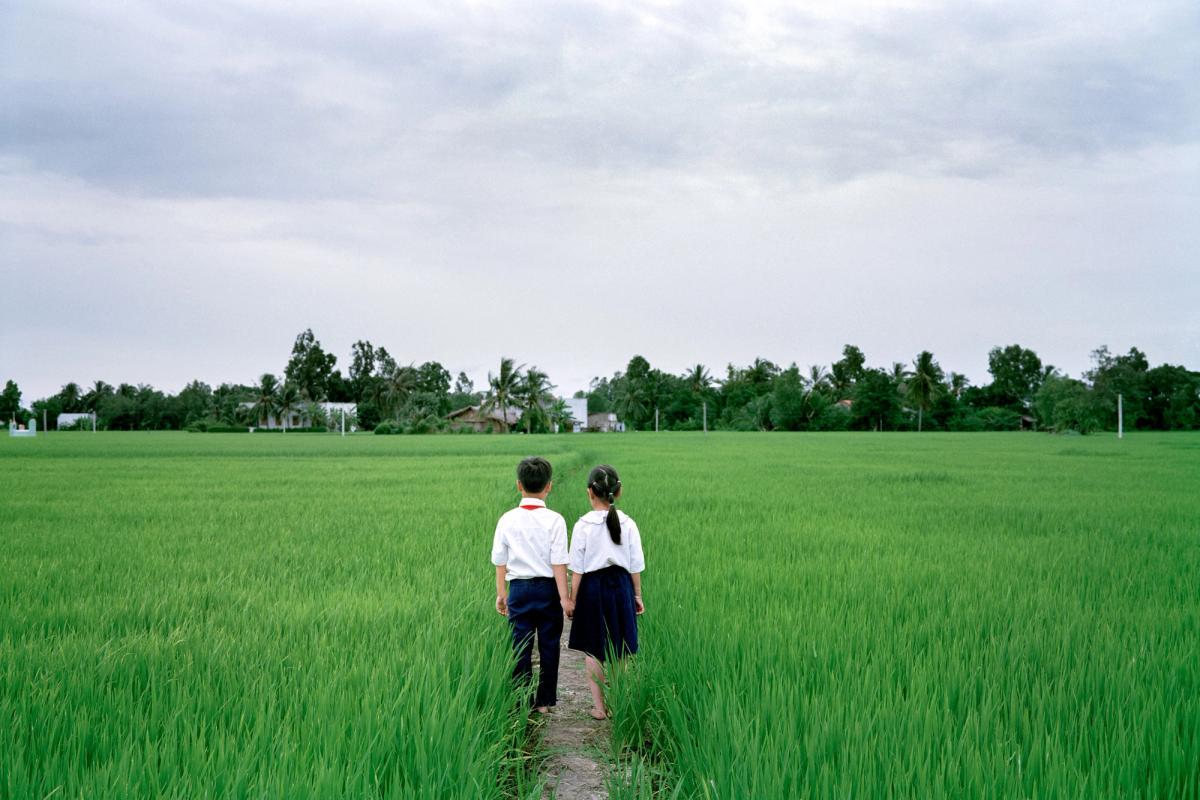 Pipo Nguyen-Duy’s Couple Walking Home (2013). The forthcoming Sharjah Biennial is framed as the late curator Okwui Enwezor’s final project
Courtesy of the artist