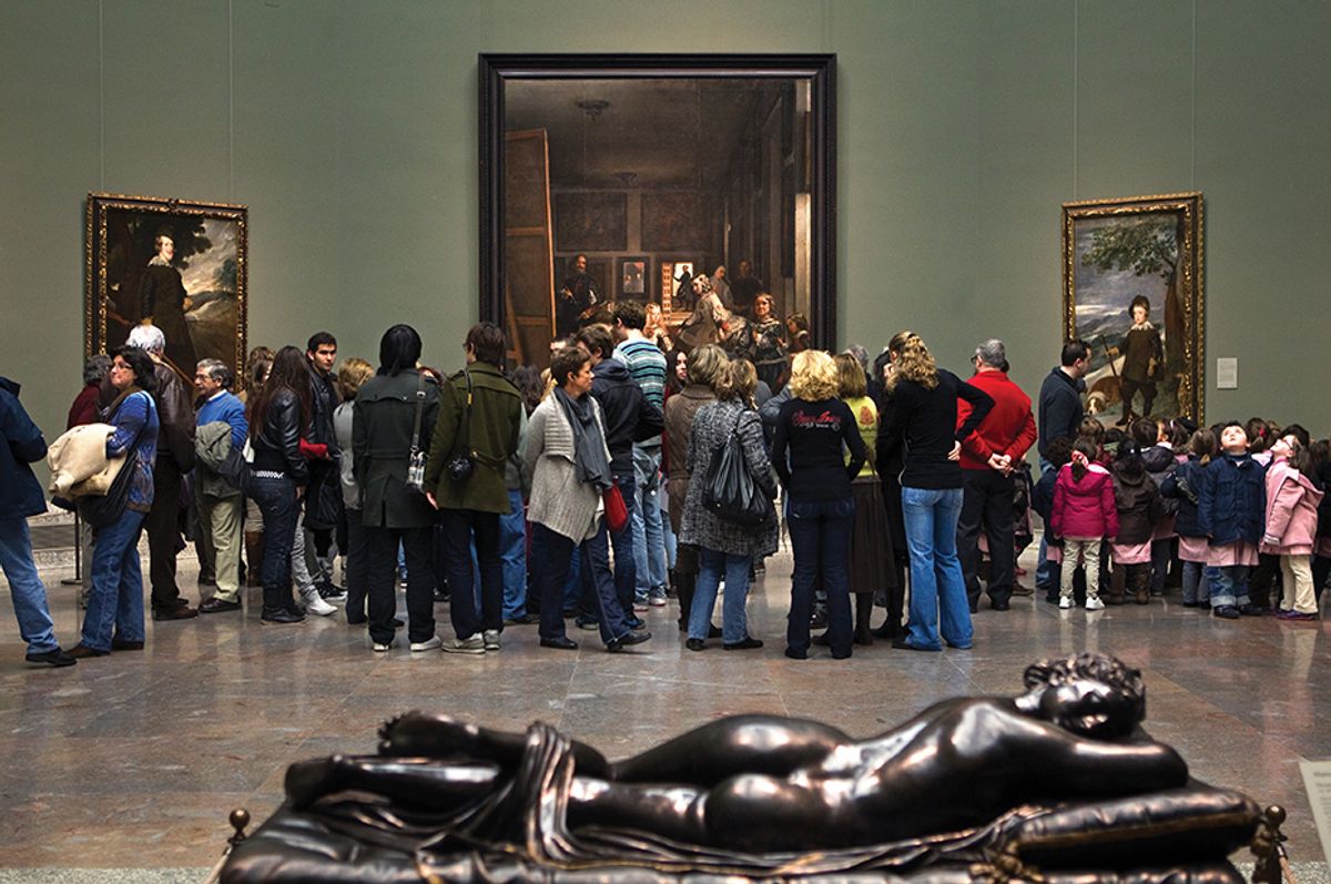 Visitors admire Velázquez’s Las Meninas at the Museo del Prado © Museo Nacional del Prado