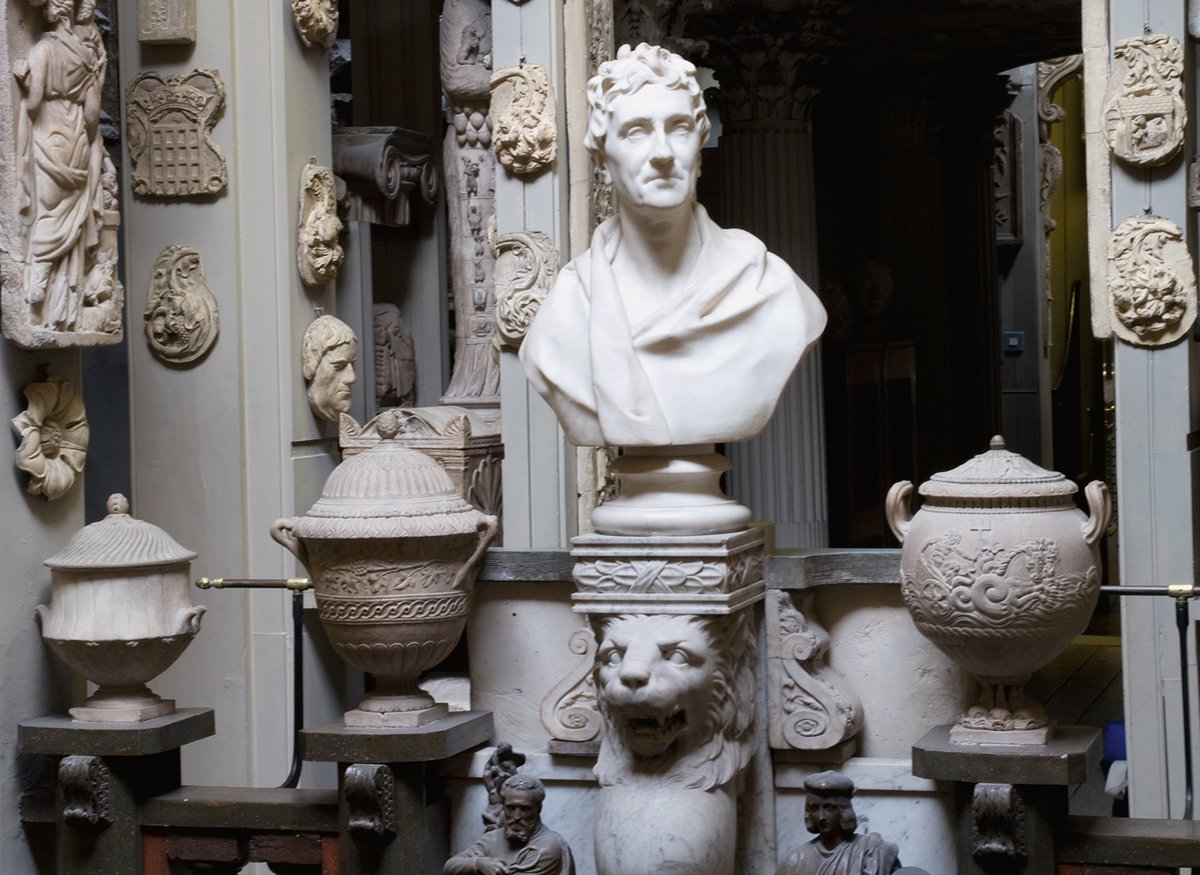 Francis Chantrey’s 1830 marble bust of John Soane Photo: Derry Moore; © Sir John Soane’s Museum, London