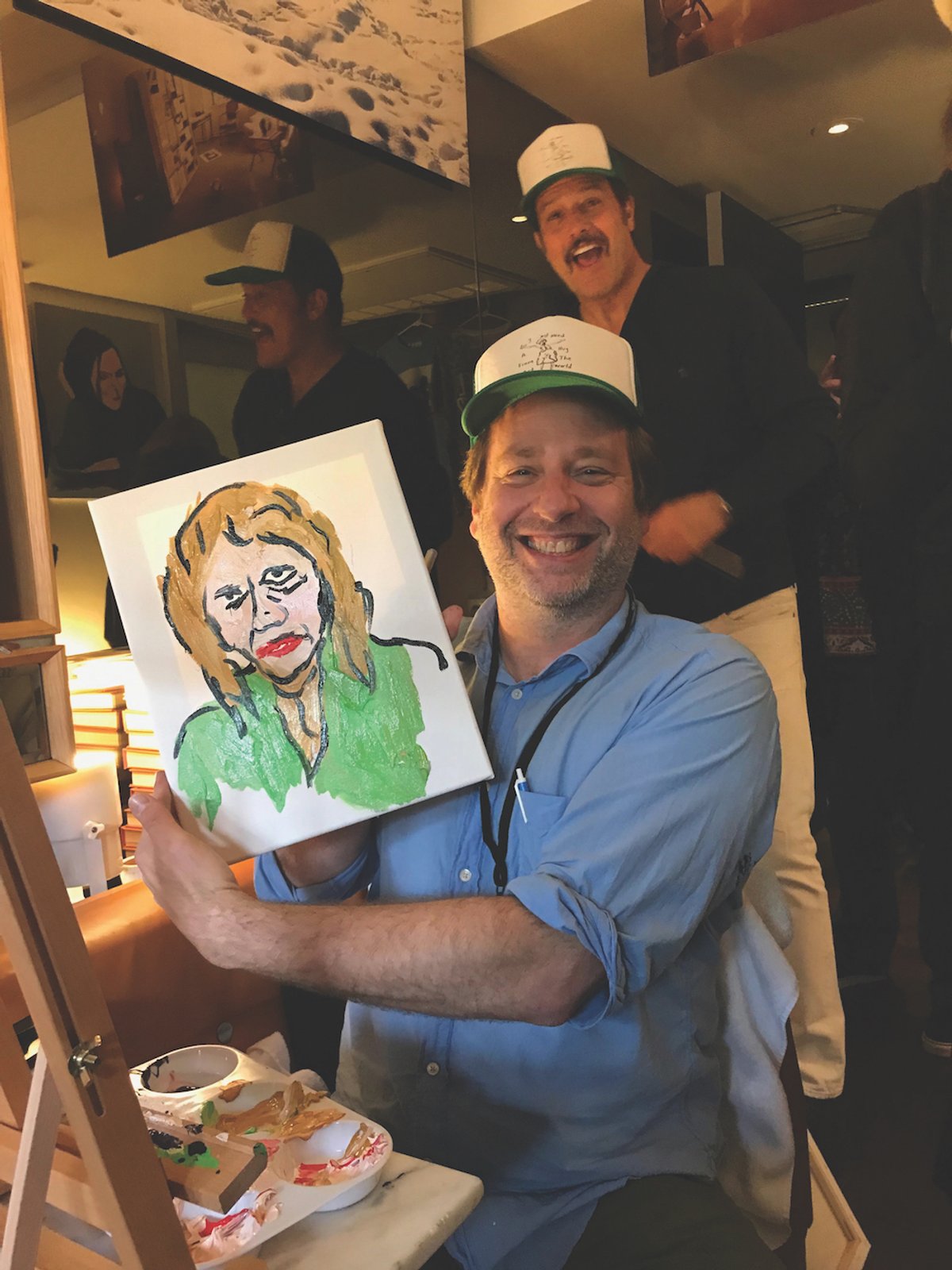 Joel Mesler’s sitters will be hoping he has sturdy sea legs. Jane Wesman and courtesy of Cultural Counsel