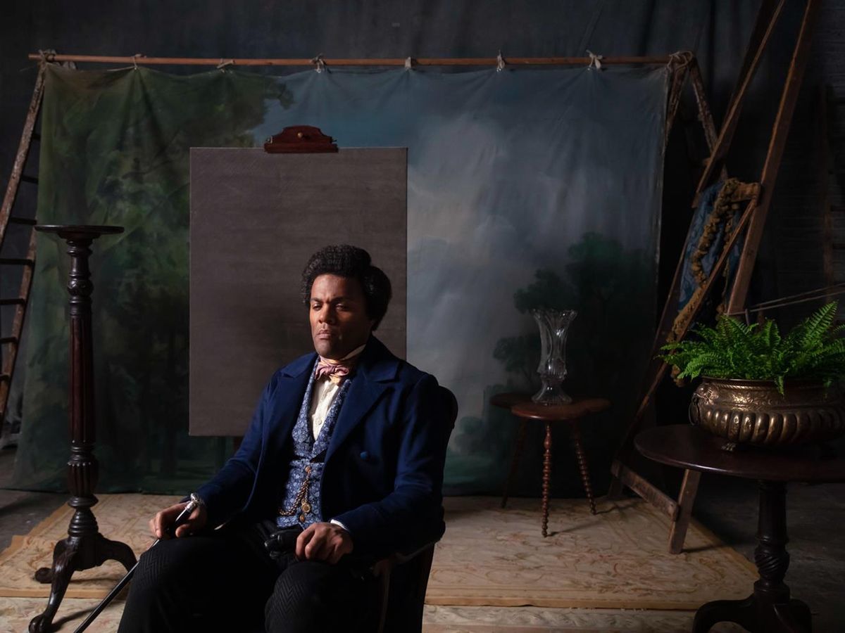 Isaac Julien, J.P. Ball Studio 1867 Douglass, from Lessons of The Hour (2019). Courtesy of Metro Pictures