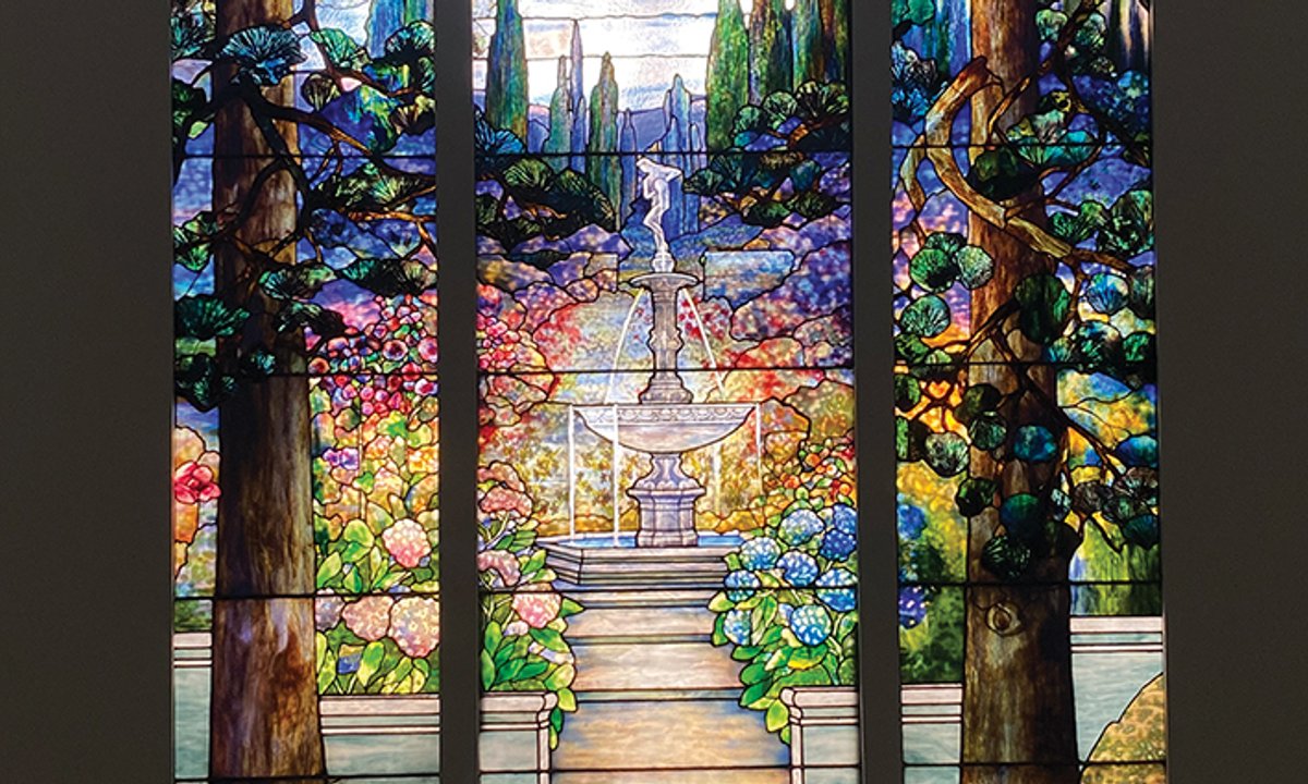 stained glass window by Tiffany’s greatest female designer finds new home at the Met