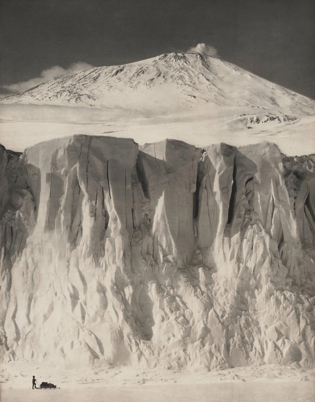 Herbert George Ponting, The Ramparts of Mount Erebus (1911) The Gayle Greenhill Collection. Gift of Robert F. Greenhill