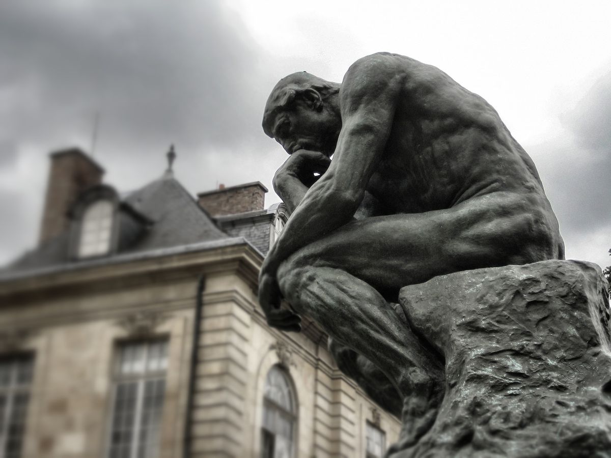 Rodin's The Thinker at the Musée Rodin in Paris, which launched the complaint against Gary Snell in 2001 Pixabay