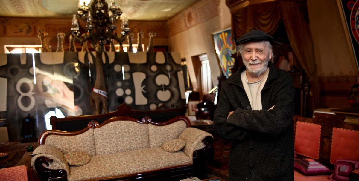 Robert Indiana at his home in Vinalhaven, Maine Photo: JOEL GREENBERG