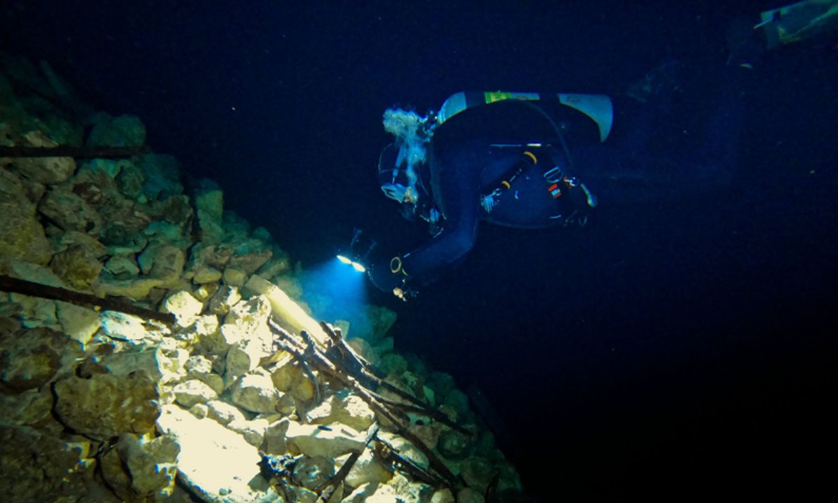 19th-century European weapons found in cenote in Mexico