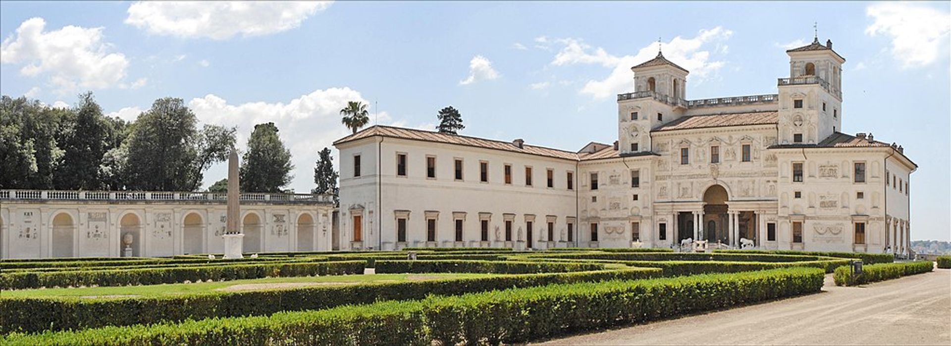 The French Academy is located in the Villa Medici in Rome 