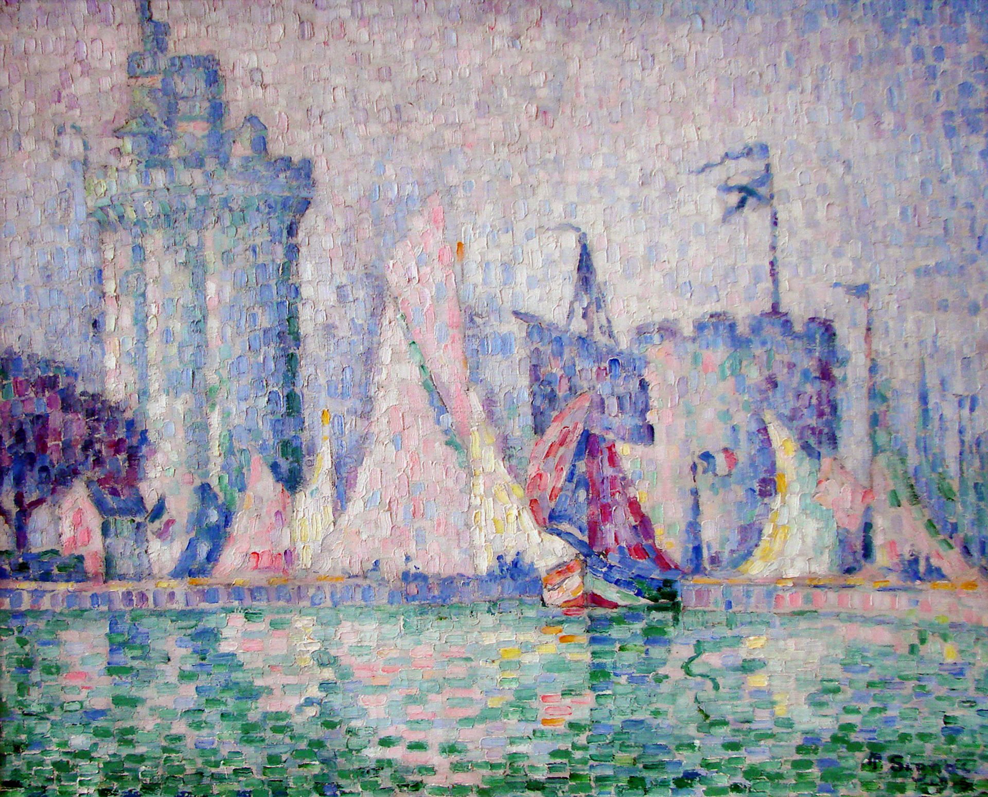 Paul Signac's Le Port de La Rochelle (1915)