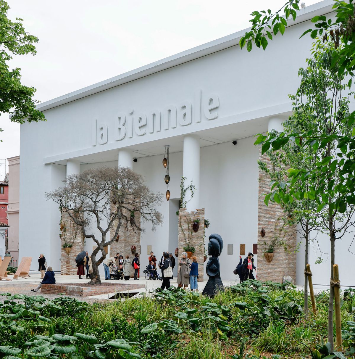 The Central Pavilion in the Giardini during this year's Venice Biennale Photo: Jacopo Salvi