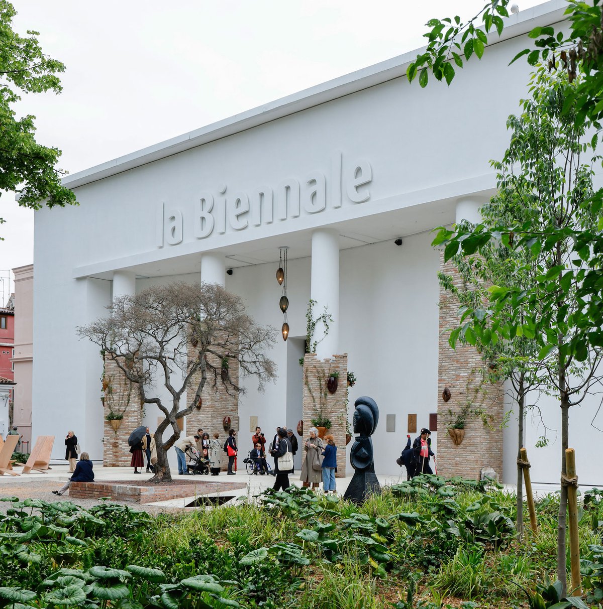 The Central Pavilion in the Giardini during this year's Venice Biennale Photo: Jacopo Salvi