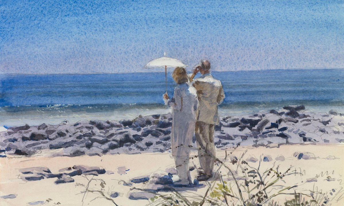 Sunstroke and protocol faux pas: works by royal tour artists go on show at Buckingham Palace