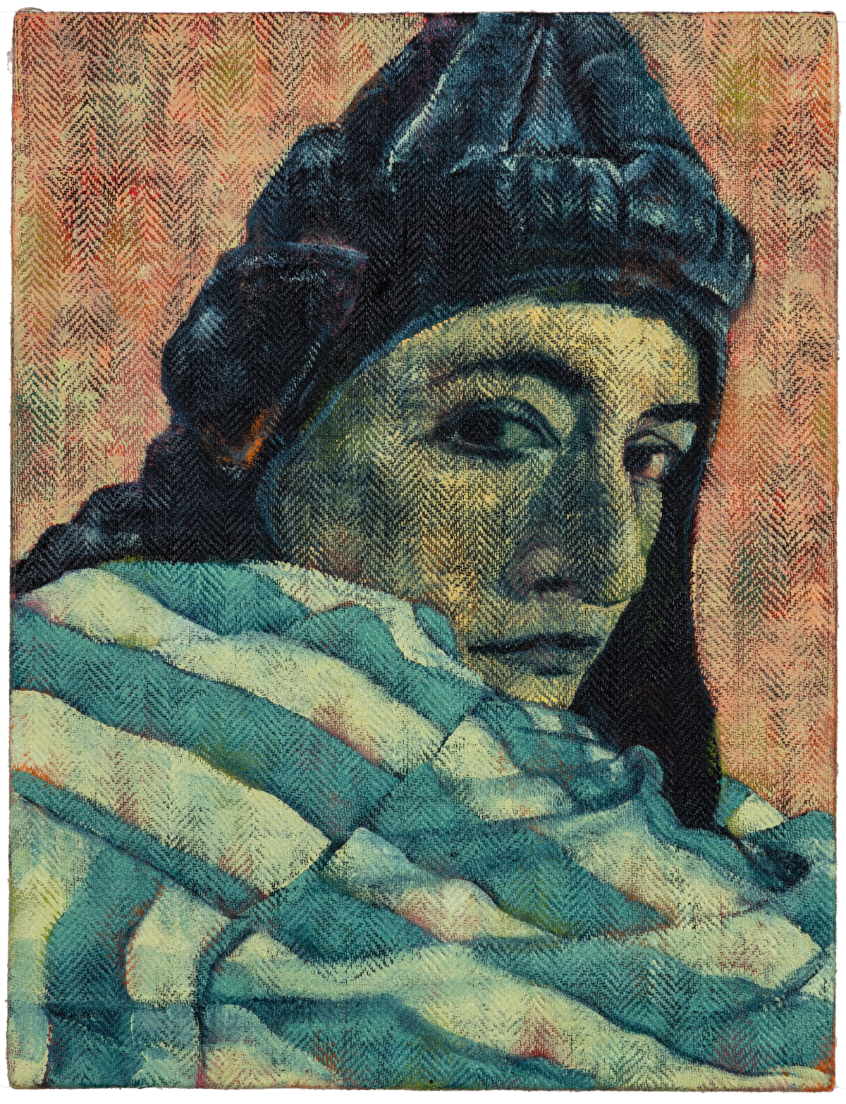 Aviatrix 2 (2024), oil on linen, by Sara Berman 
Copyright Studio SB Ltd. Courtesy of the artist Sara Berman