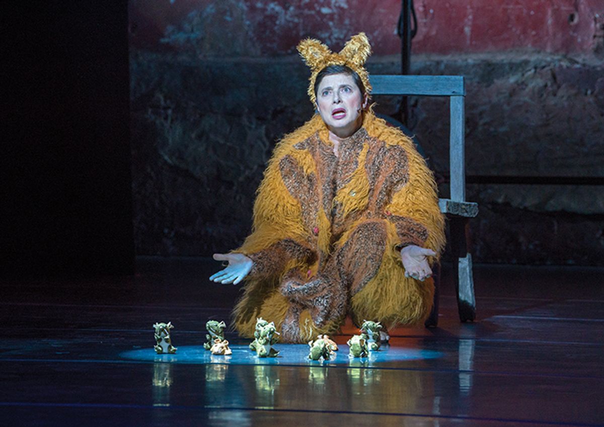 Isabella Rossellini performing at  the BAM Harvey Theater © Richard Termine, 2018