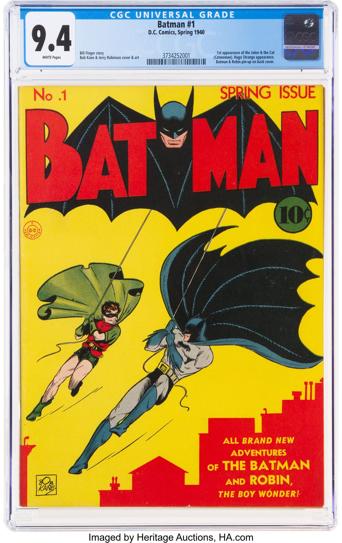 Holy hammer! Near mint copy of Batman #1 sells for record $2.2m at