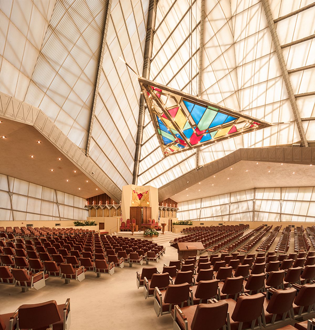 The interior of Beth Sholom Synagogue in Elkins Park, Pennsylvania ©2013 Darren Bradley
