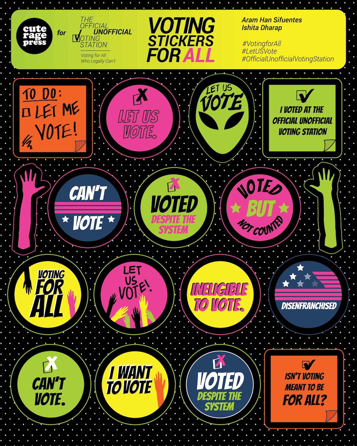 A multimedia installation and website by Aram Han Sifuentes, Voting Kit for the Disenfranchised (2020) Courtesy the artist