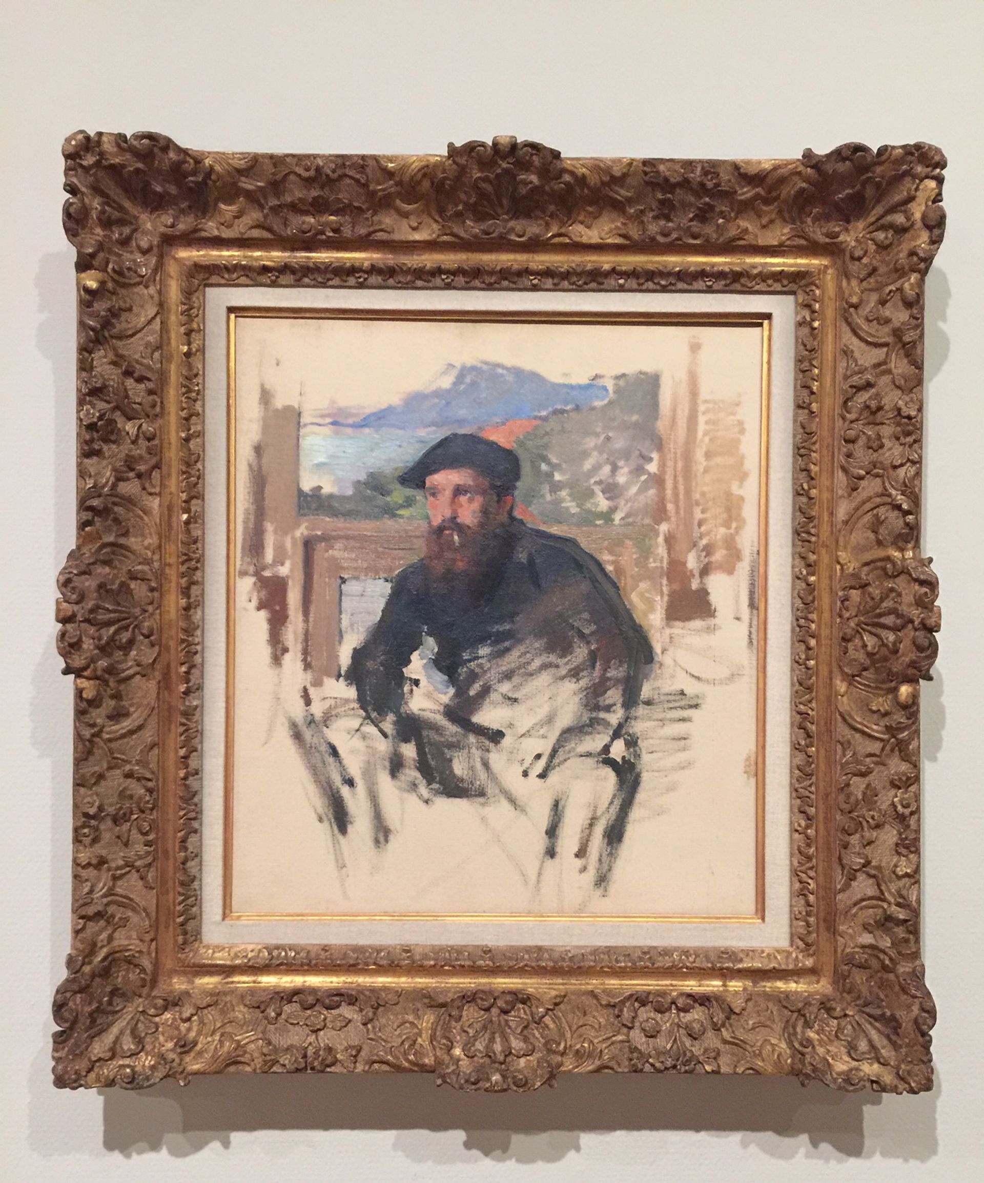 Charles Giron’s Portrait of Monet (1885) © Musée Marmottan Monet, Paris (photographed by Martin Bailey at the Van Gogh Museum, Amsterdam)
