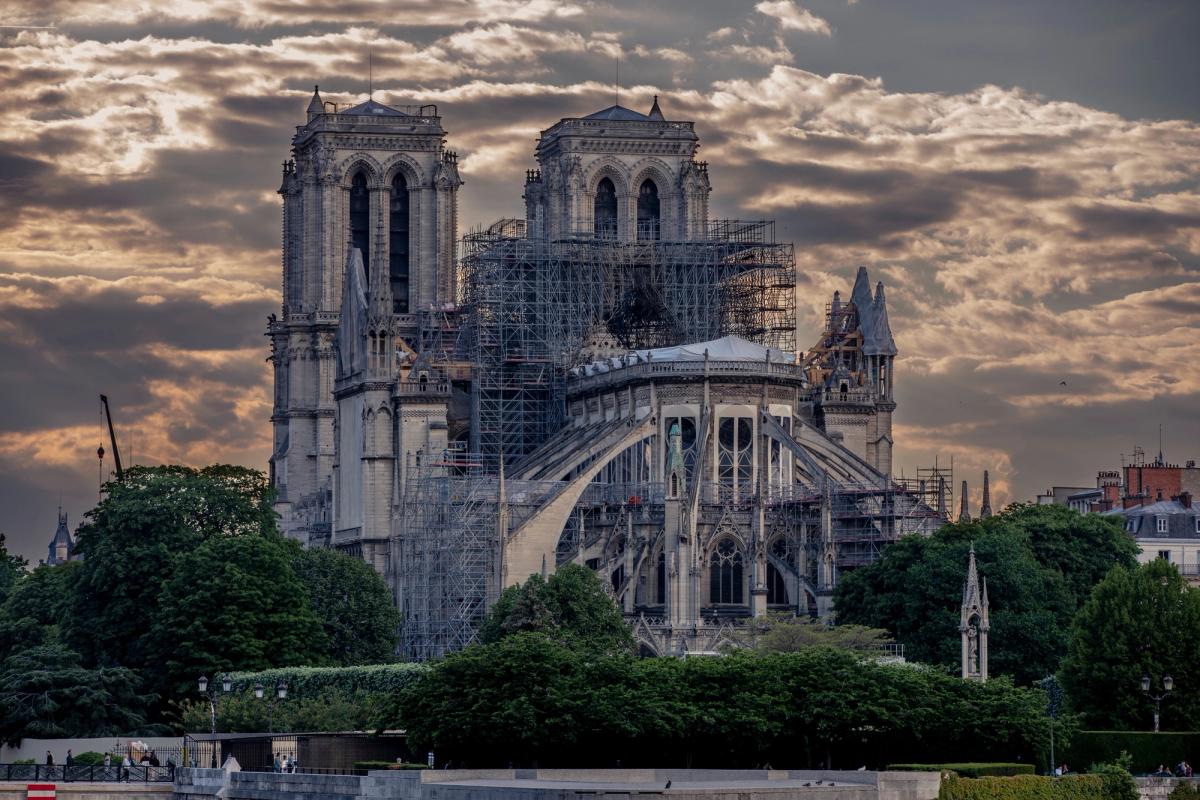 Notre-Dame is due to reopen in December following extensive restoration work to remedy to catastrophic damaged caused by a 2019 fire
Photo: JEROME LABOUYRIE