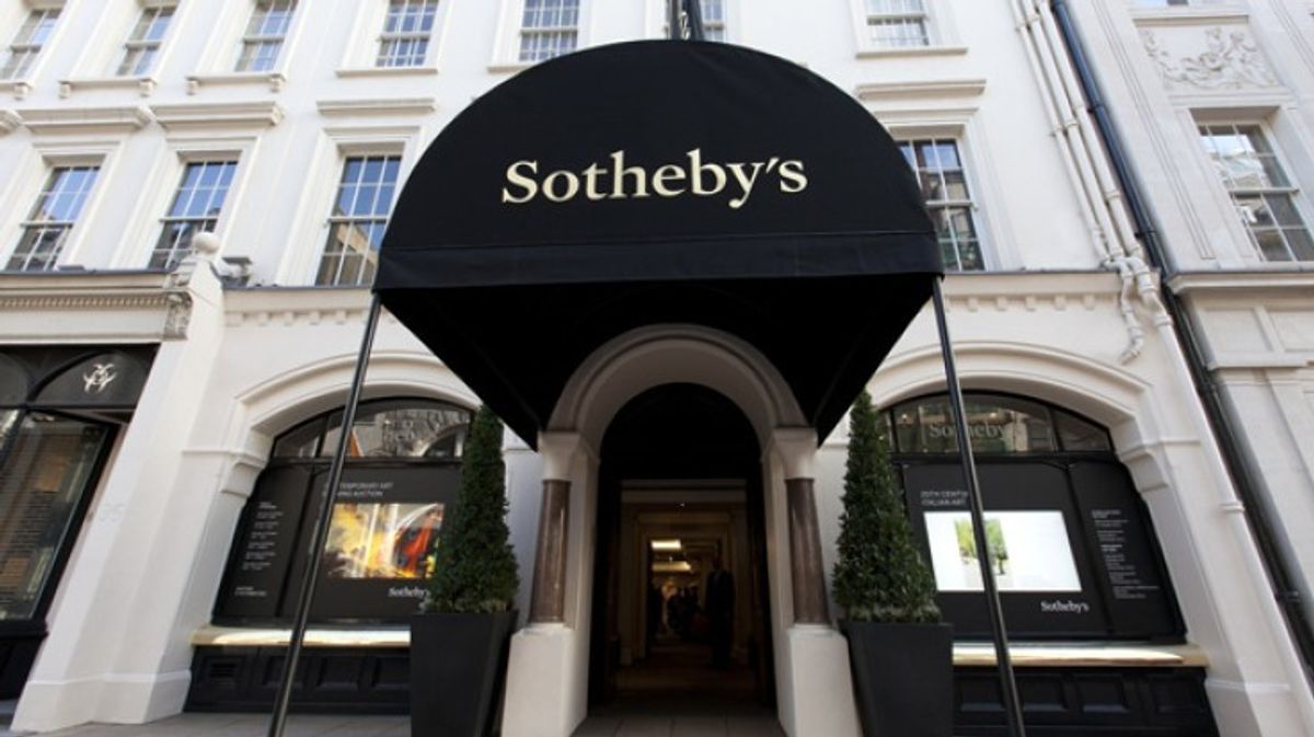 Sotheby's London headquarters on New Bond Street Courtesy Sotheby's