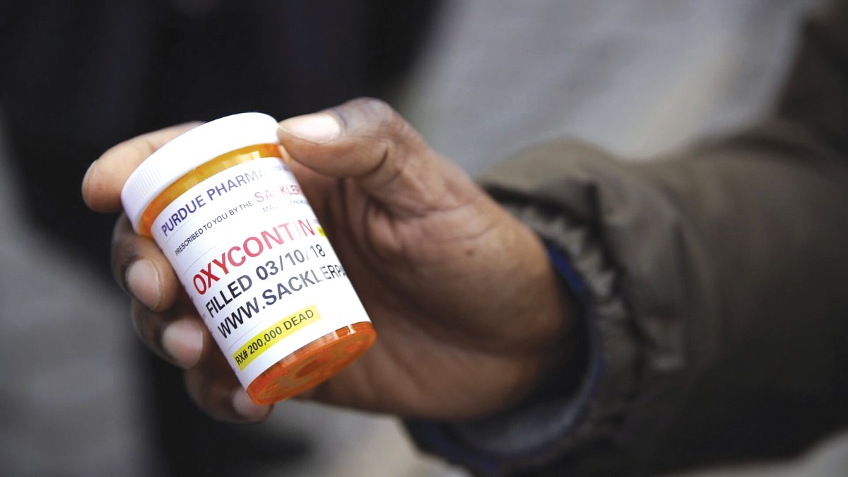 Oxycontin, which has been linked to the opioid crisis, sparked protests in the US © Thomas Pavia