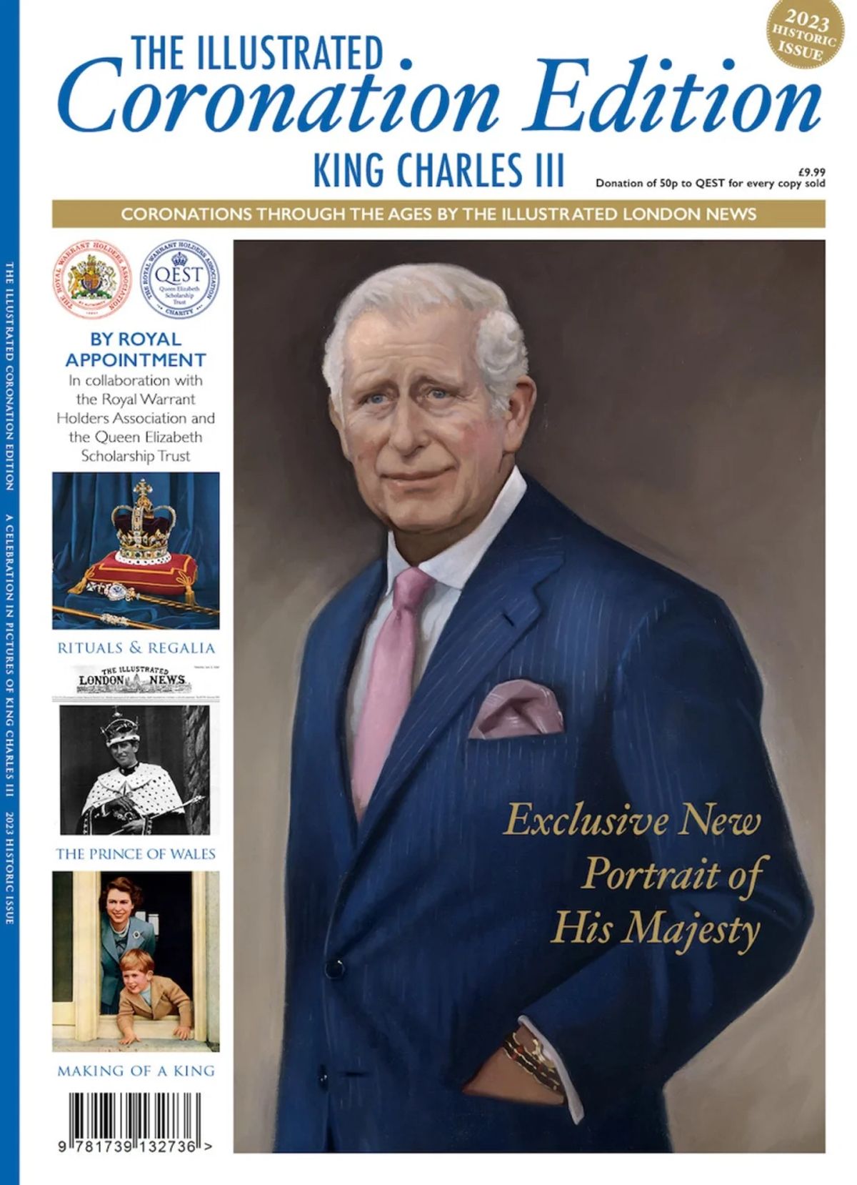 King Charles III by Alastair Barford on the cover of Illustrated London News
courtesy Illustrated London News