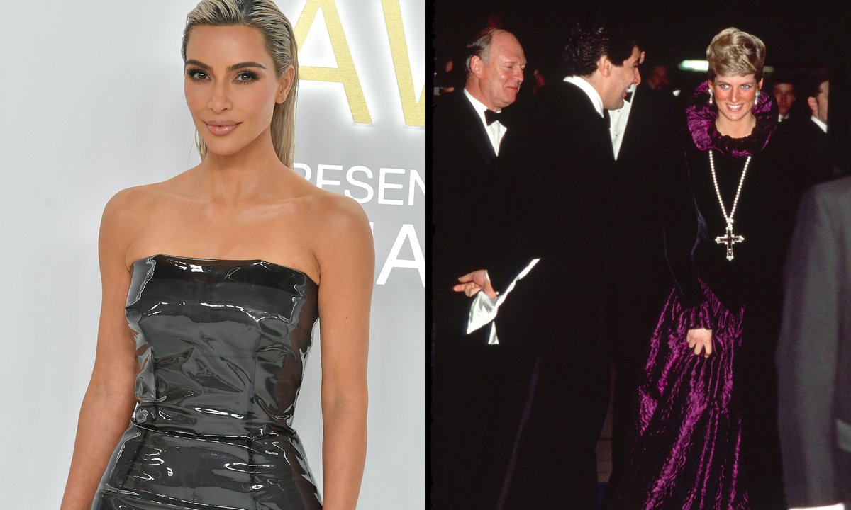 Kim Kardashian buys Princess Diana’s amethyst cross at Sotheby’s Kim Kardashian buys Princess Diana’s amethyst cross at Sotheby’s