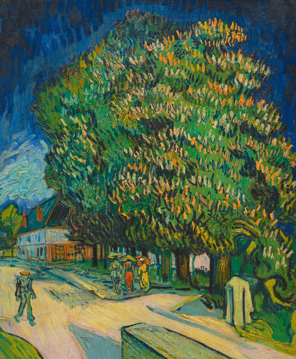 Vincent Van Gogh’s Châtaignier en fleurs roses et blanches (May 1890), estimated at $180m, is expected to beat Van Gogh’s existing auction record Courtesy of Sotheby's